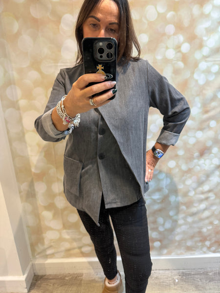 ID  Denim Tunic Top
