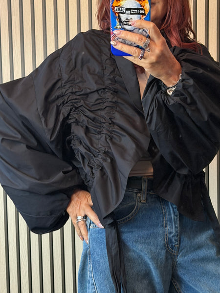 Rouched front jacket