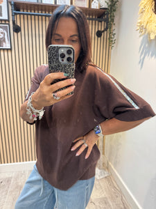 Soft Knit Jumper with embellished trim