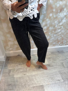 Tapered soft touch joggers