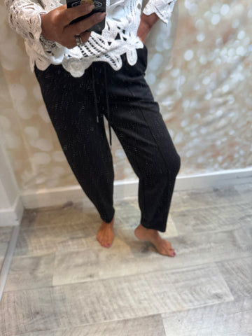 Tapered soft touch joggers
