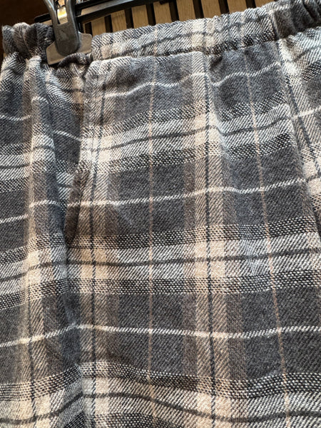 Tartan Wool Mix Cocoon Trousers