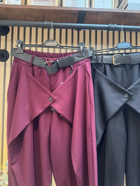 Wrap Front Trousers
