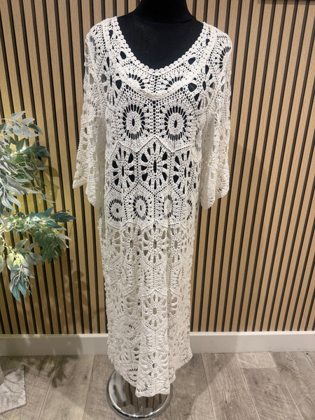 Crochet Midi Dress