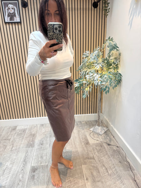 Studio Pleather Magic Skirt