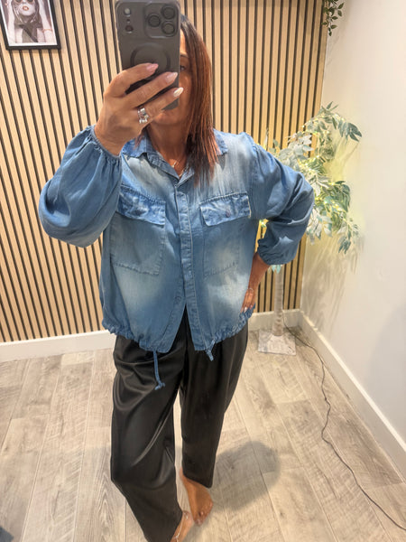 Lightweight Denim Shacket