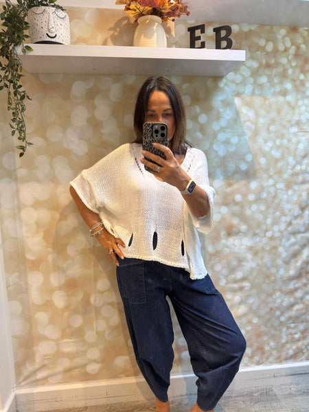 Silky Knit Boxy Jumper