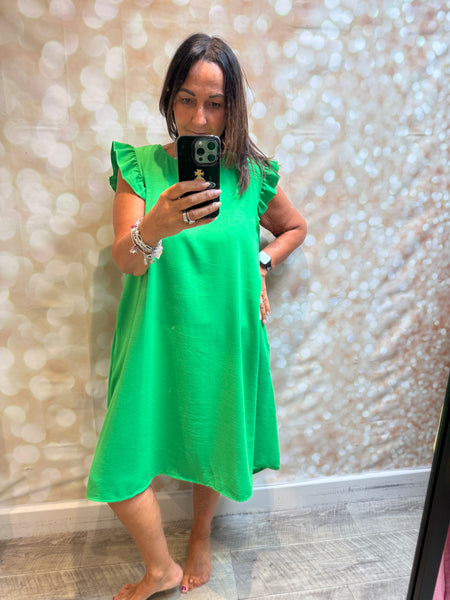 Button back Dress