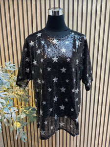 Sequin Star Top