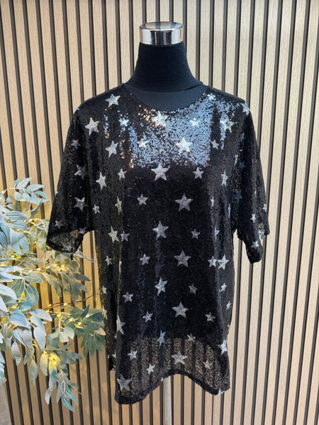 Sequin Star Top