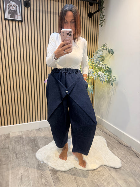 Dressy Wrap Front Trousers