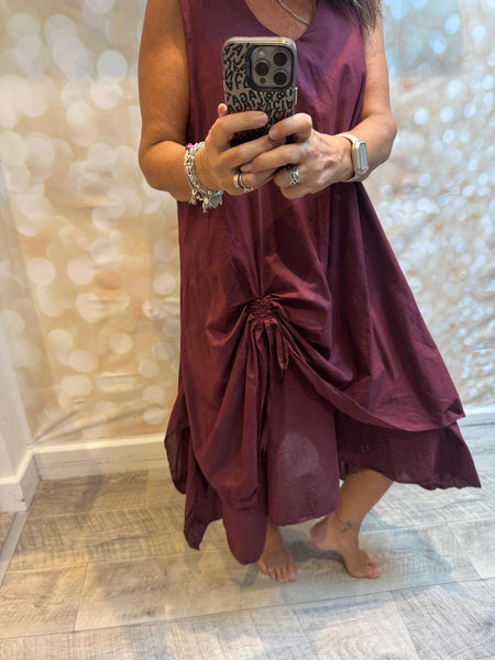 Studio Rouched swing dress