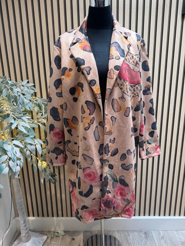 Soft touch longline Blazer
