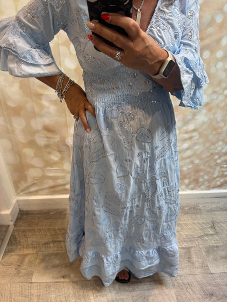 Studio Sequin Embellished  Maxi Dress