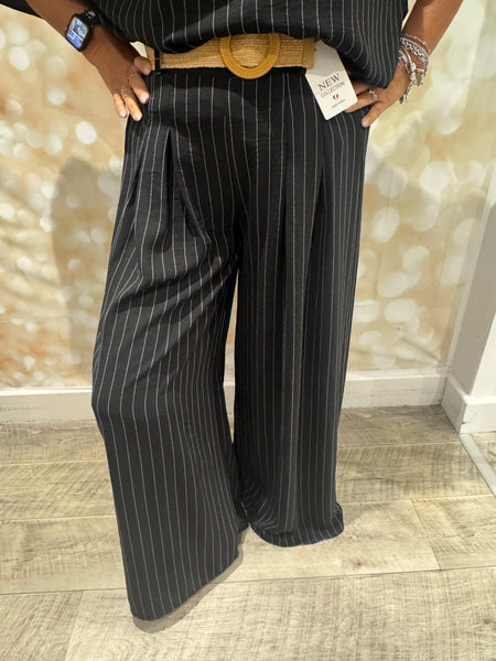 Pinstripe Trouser Set
