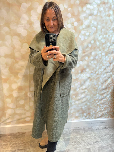 Waterfall Wool Mix Coat