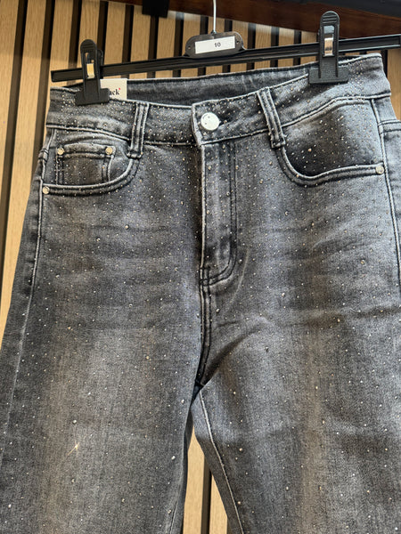 Diamante G Smack Mom Fit Jeans