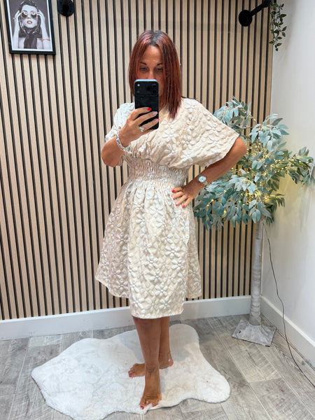 Floral Applique Dress