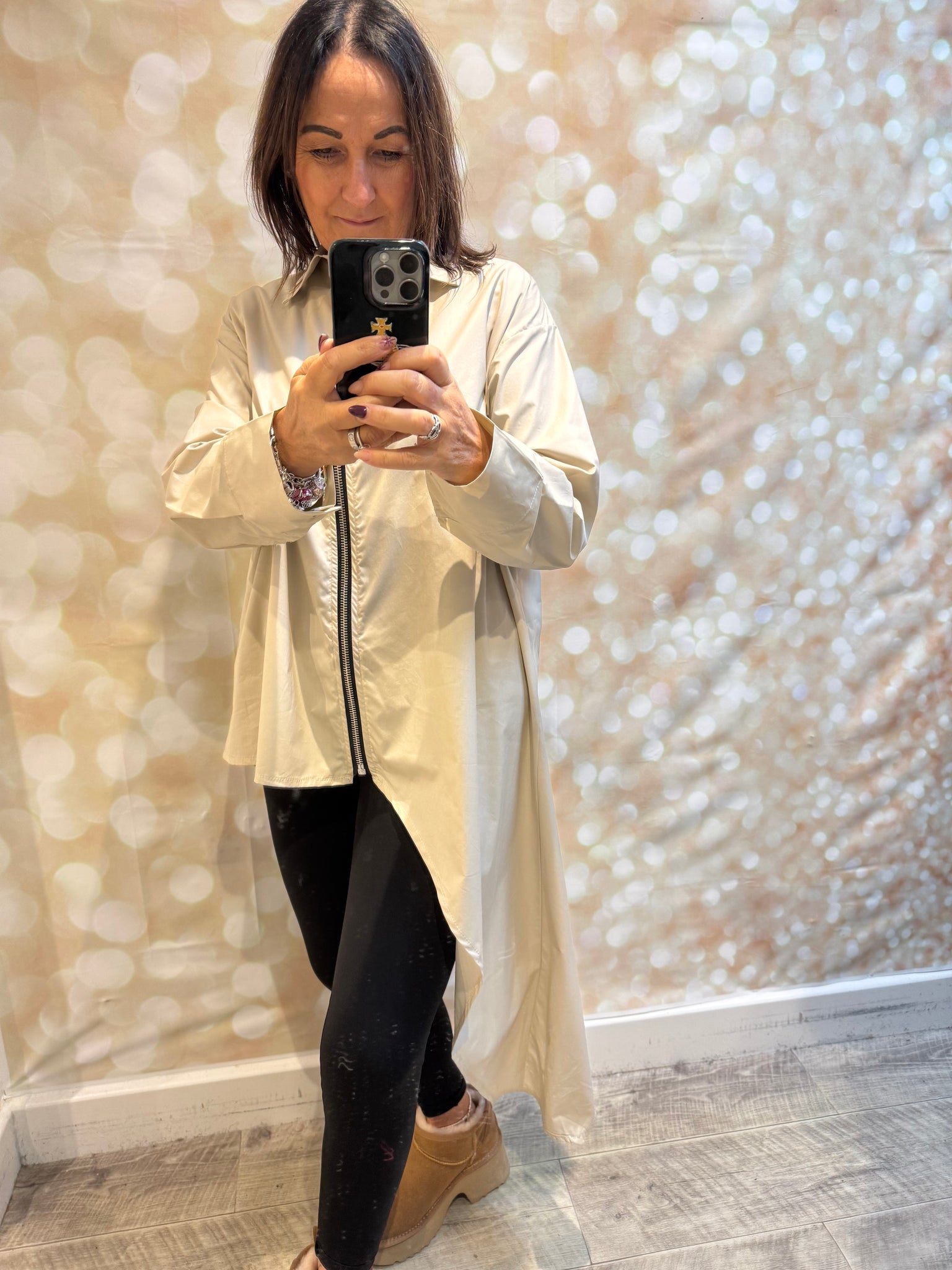 ID Asymetrical Zip Shirt