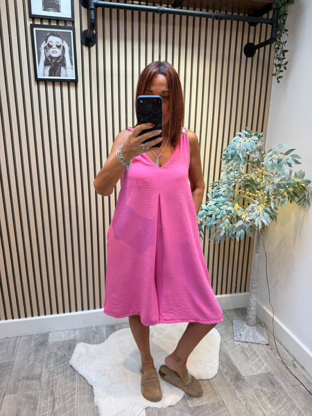 Crinkle Culotte  Playsuit