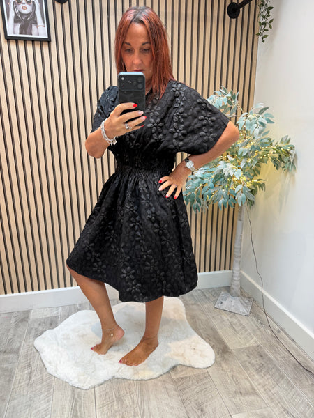 Floral Applique Dress
