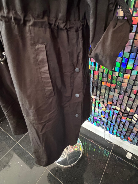 Fly Out  Hooded Coat