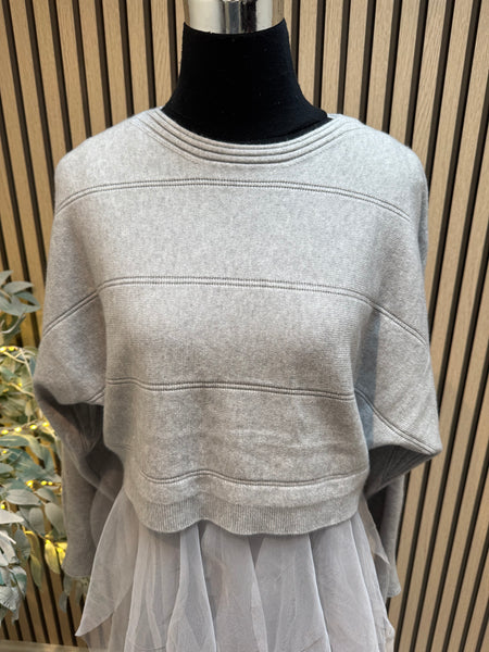2 Piece Ruffle Tulle Dress/Jumper Set