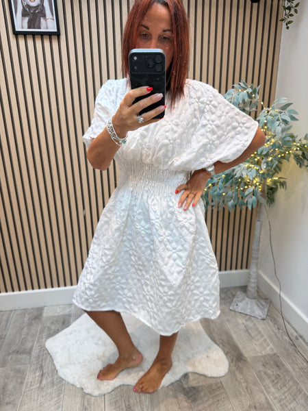 Floral Applique Dress