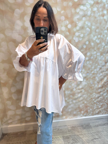 Fly Out Oversized Diamante Shirt