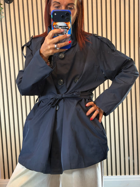 Curve Belted Trench Coat