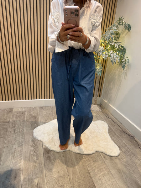 Straight Leg Denim trousers