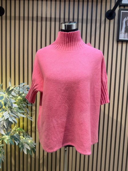 Soft knit Ribbed Neck Jumper