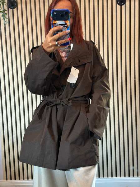 Curve Belted Trench Coat
