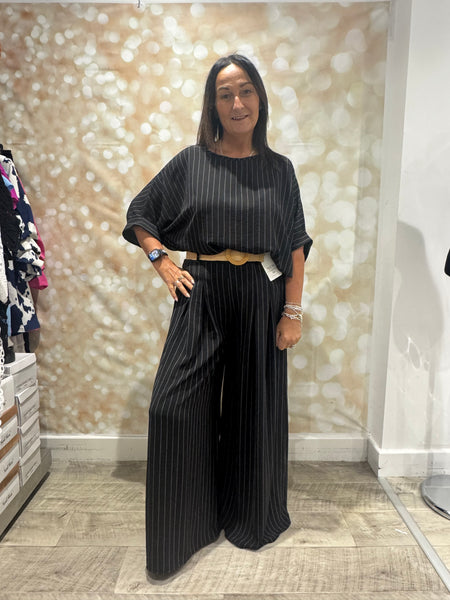 Pinstripe Trouser Set