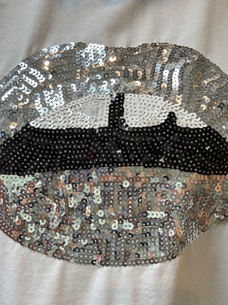 Sequin Lips  T shirt