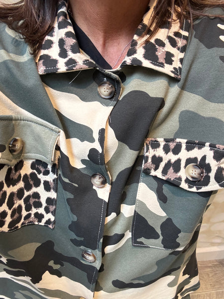 Camo / Leopard Shacket
