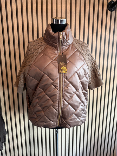 Quilted Short sleeve Jacket
