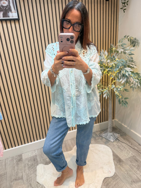 Balloon leg Mid wash Denim Jeans