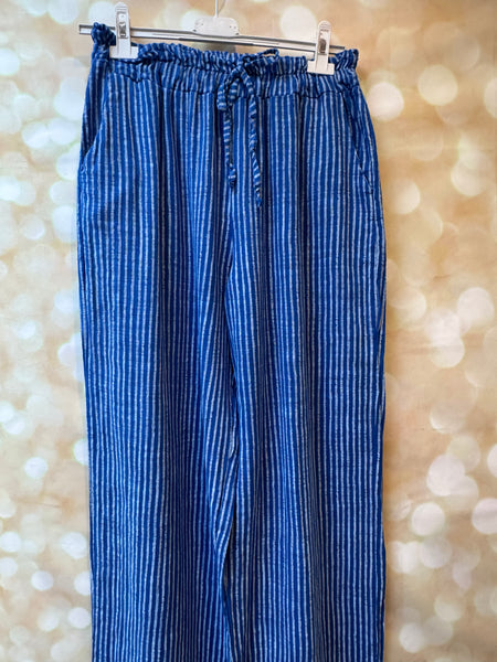 Linen mix Palazzo  trousers