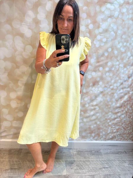 Button back Dress