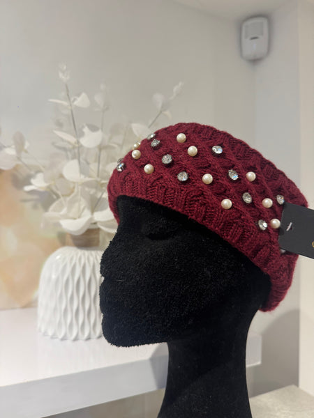 Chunky Knit Wooly headband with embellishment
