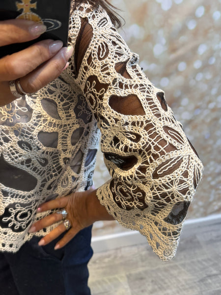 Crochet / Sheer Cardigan