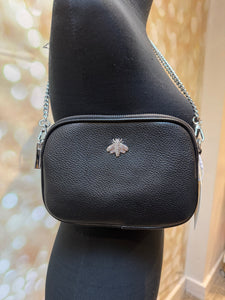 Across body Bee Bag with chain Strap