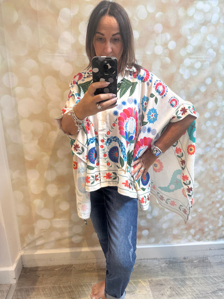 Oversized Floral / Leaf Shirt