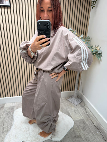 Cotton Bubble hem Bomber Jacket