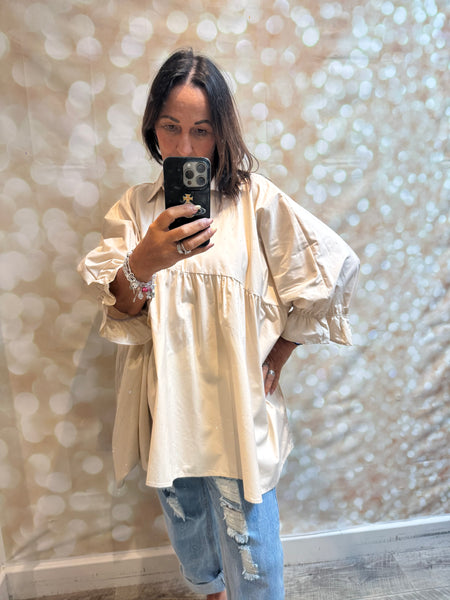 Fly Out Oversized Diamante Shirt