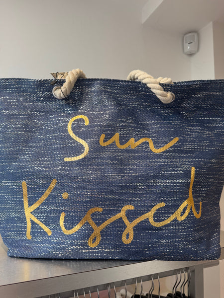 Sun Kissed Beach Bag with Rope Handle