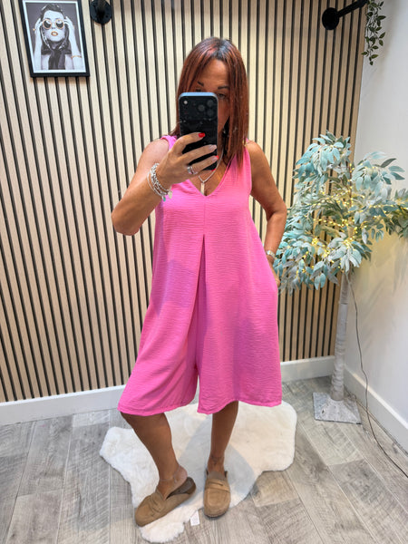 Crinkle Culotte  Playsuit