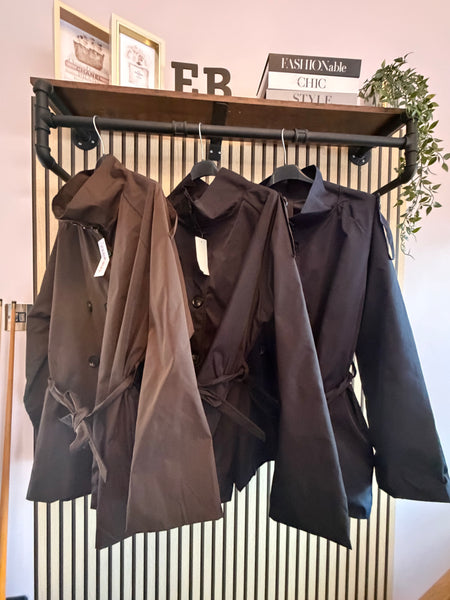 Curve Belted Trench Coat