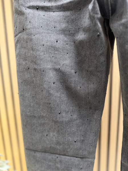 Rhinestone Denim Jeans
